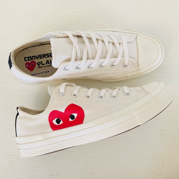 Converse x Comme des Garcons Play “Peek-A-Boo” Chuck Taylor All Star LOW - Picture 2 of 12